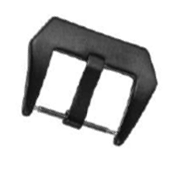 Lækkert og robust sort Stål spænde fra Romenta 18-22mm